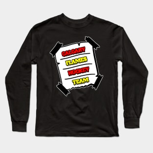 Calgary flames team Long Sleeve T-Shirt